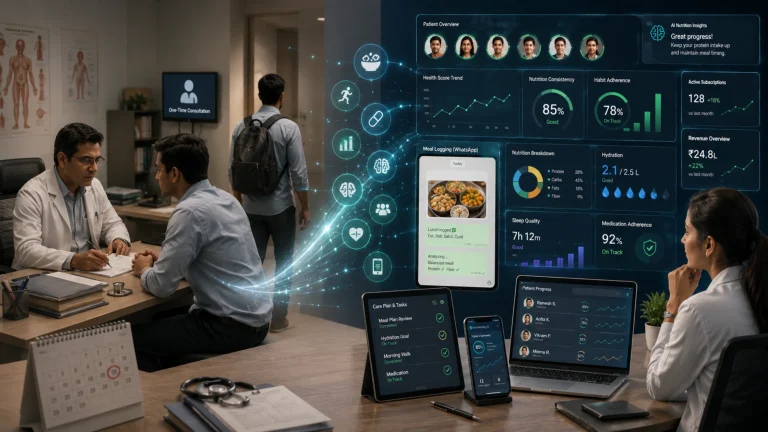 From Clinic to Digital Care Ecosystem: How Indian Healthcare Businesses Build Recurring Revenue | healthcare digital platform India