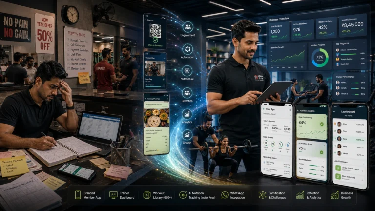 How Indian Gym Owners Can Launch Their Own Fitness App Without Building Tech From Scratch