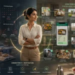 Indian professionals and families building healthy habits through meal tracking, exercise routines, and sustainable lifestyle changes