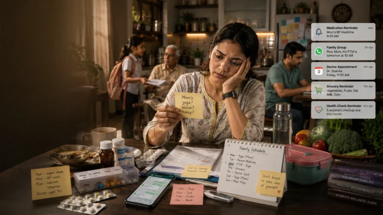 Why Indian Moms Often Manage Everyone’s Health Except Their Own