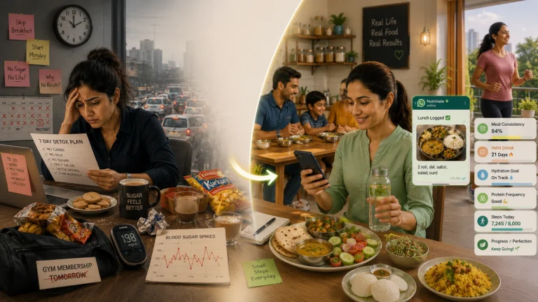 Sustainable Health Habits for Indians: How to Build a Healthy Lifestyle That Actually Lasts (Indian Reality)